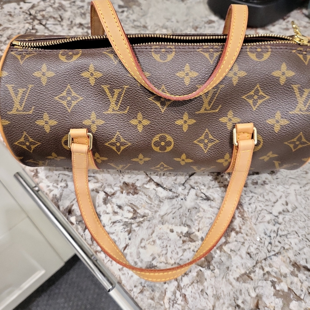 Louis Vuitton Gold and Brow Monogram Shoulder Bag